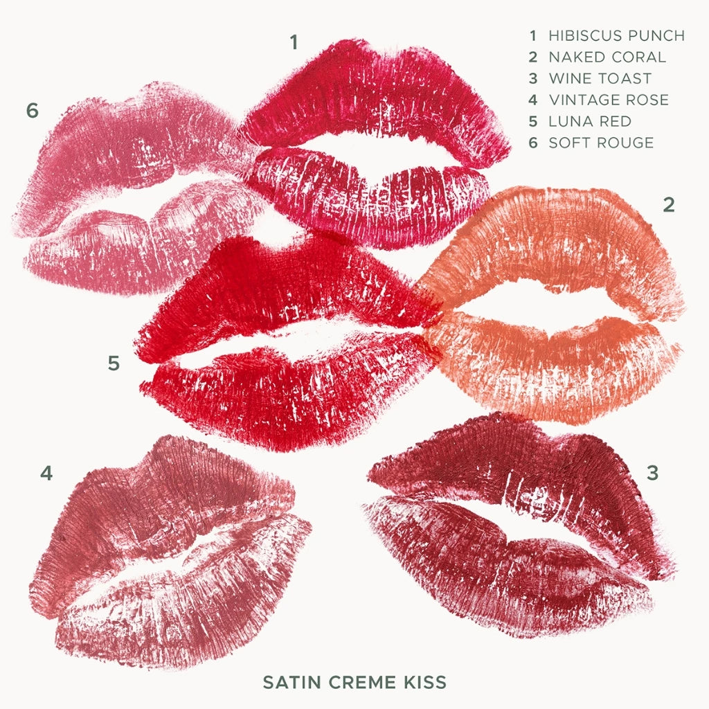 Satin Creme Kiss Bullet Lipstick