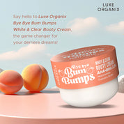 Bye Bye Bum Bumps White & Clear Booty Cream