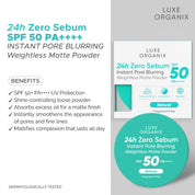 24H Zero Sebum Instant Pore Blurring Weightless Matte Powder