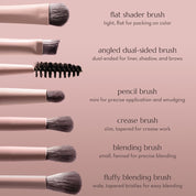 Happy Skin x Marj Eyeshadow Brush Set