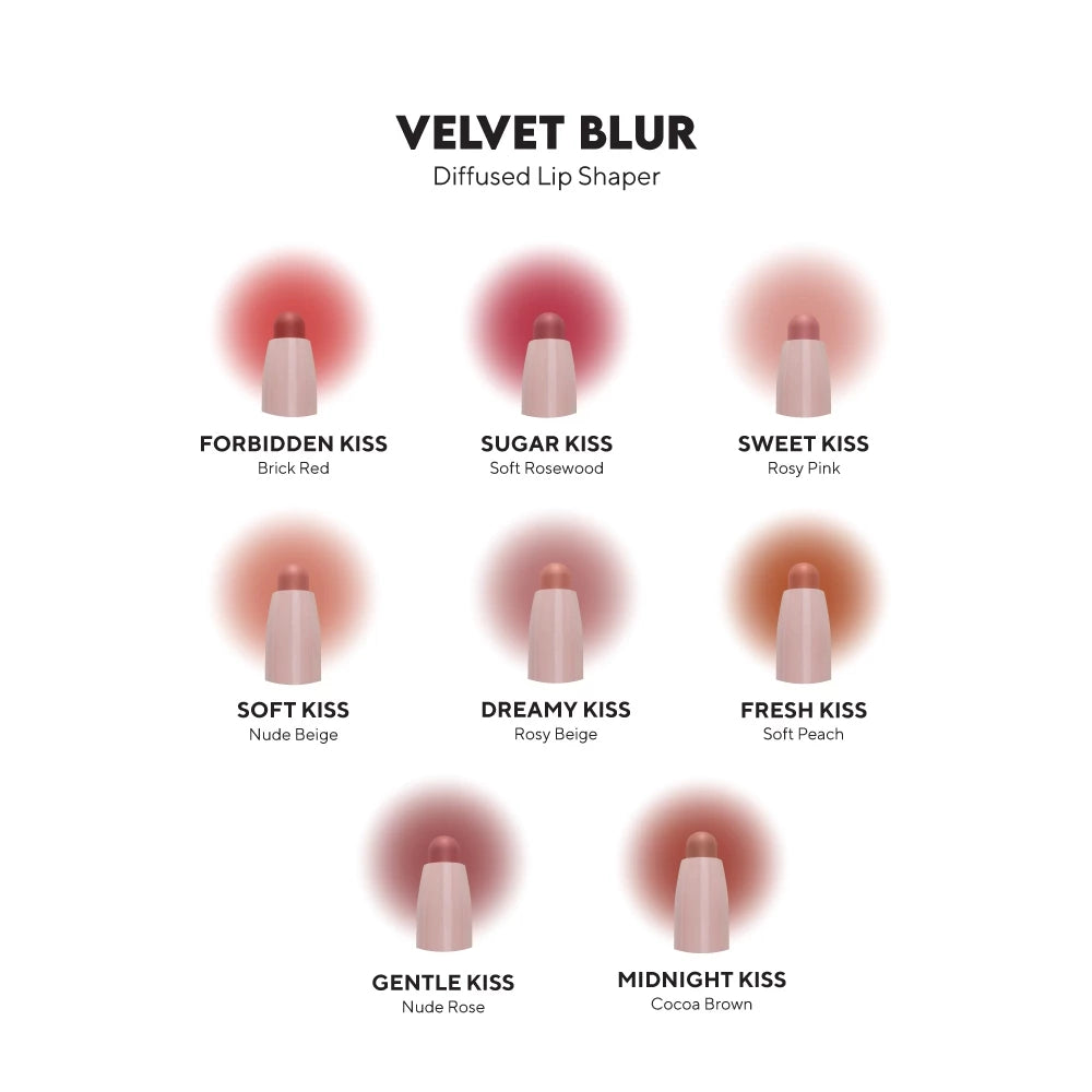 Perfect Kizz Velvet Blur Diffused Lip Shaper