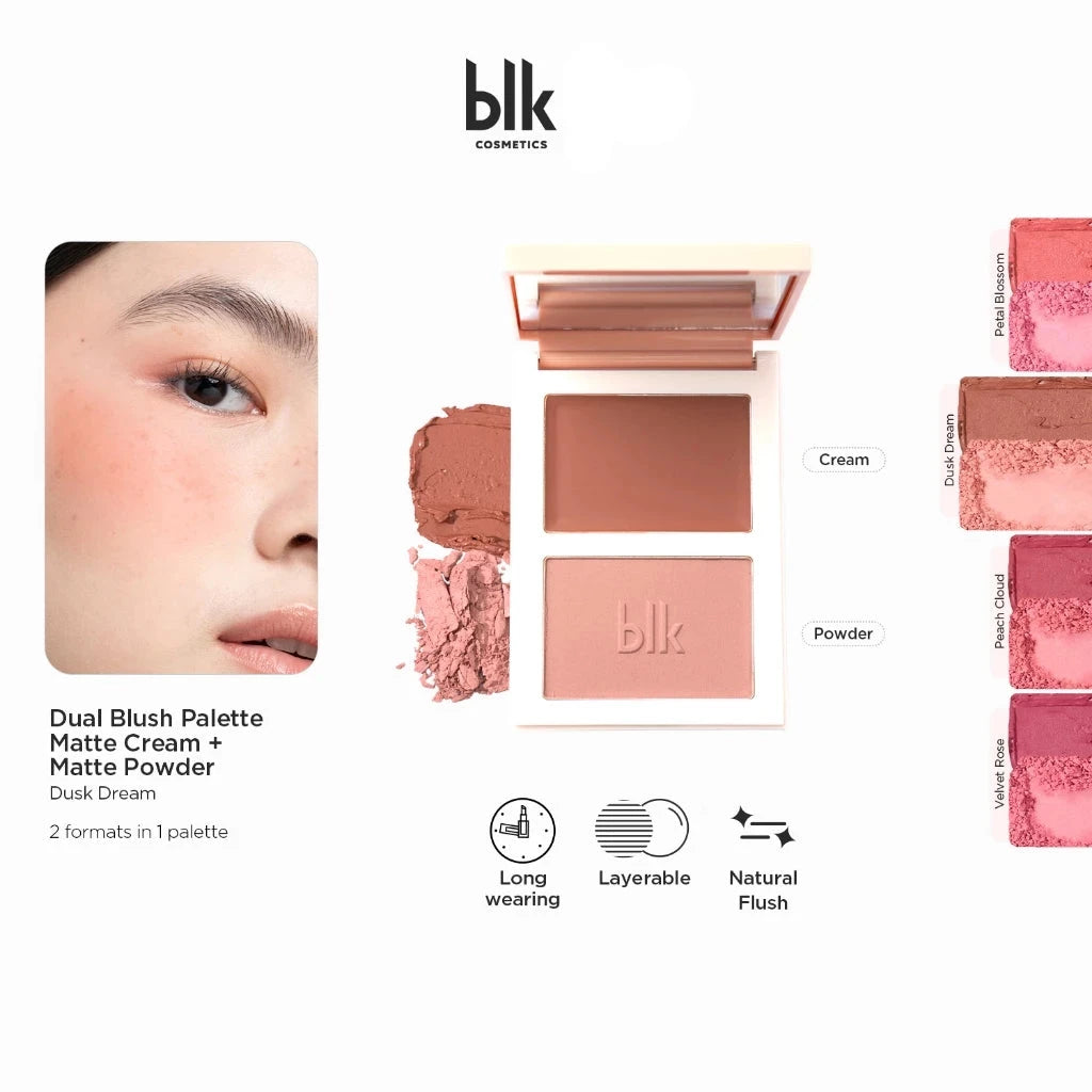 Dual Blush Palette Cream + Powder