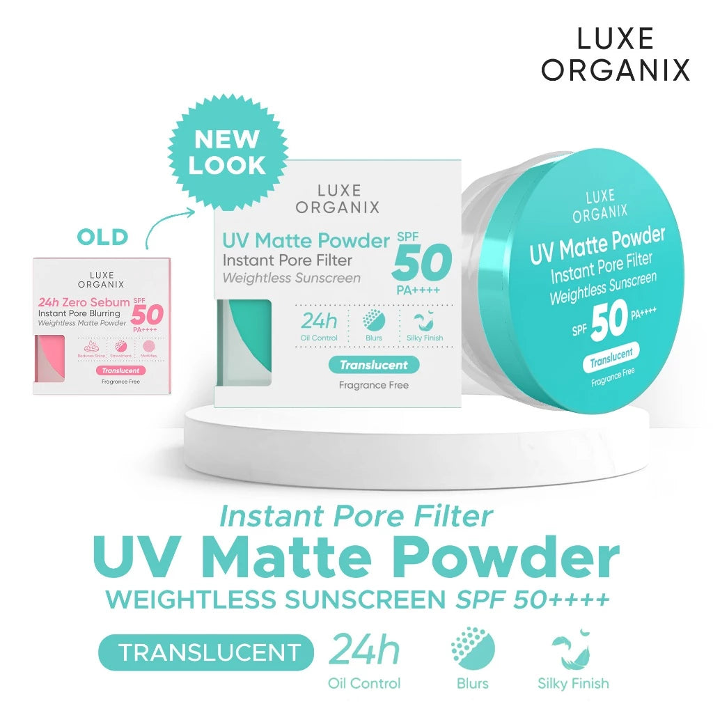 UV Matte Powder Instant Pore Filter Weightless Sunscreen SPF50