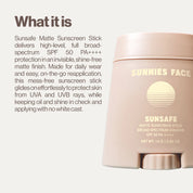 Sunsafe Matte Sunscreen Stick