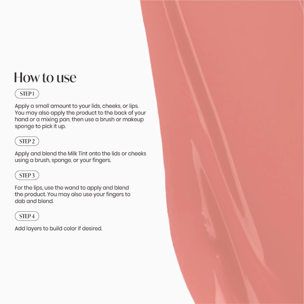 Milk Tint - A Multiuse Creamy Tint