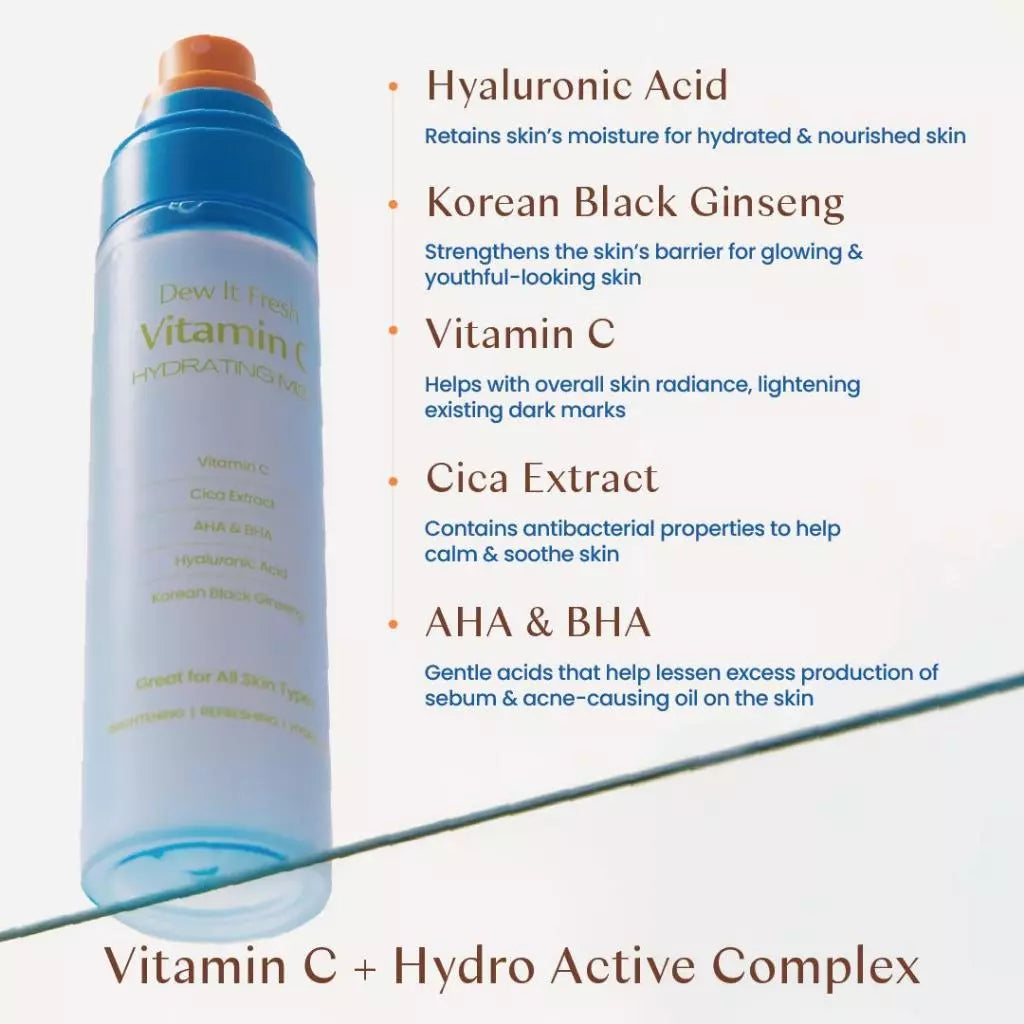 SOLA x Jelly Eugenio Dew It Fresh Vitamin C Hydrating Mist 100ml