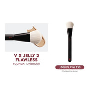 V x Jelly 2 Flawless Foundation Brush