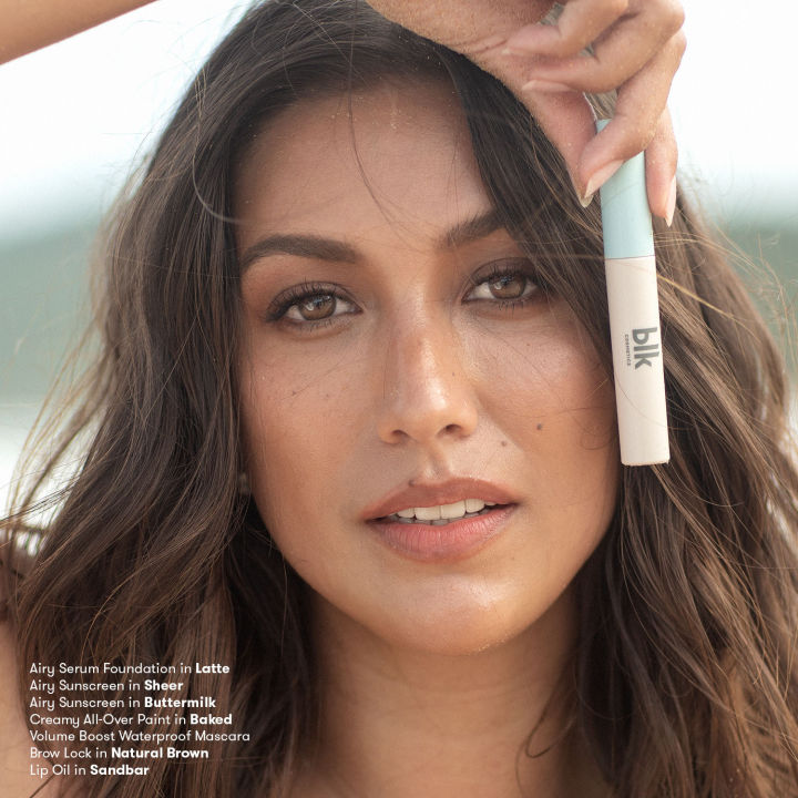 blk Cosmetics Fresh Soaked Brow Lock Mascara in Natural Brown blk Cosmetics