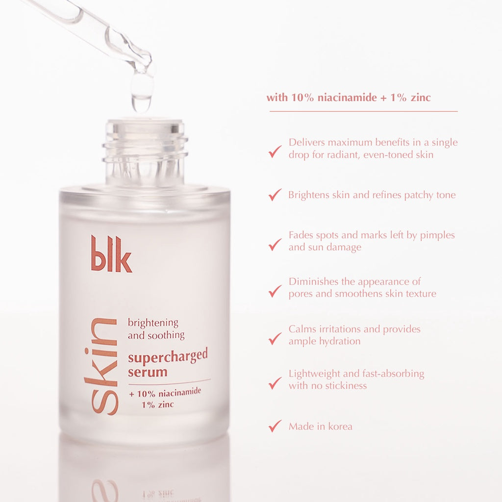 blk skin Brightening & Soothing Supercharged Serum blk Cosmetics