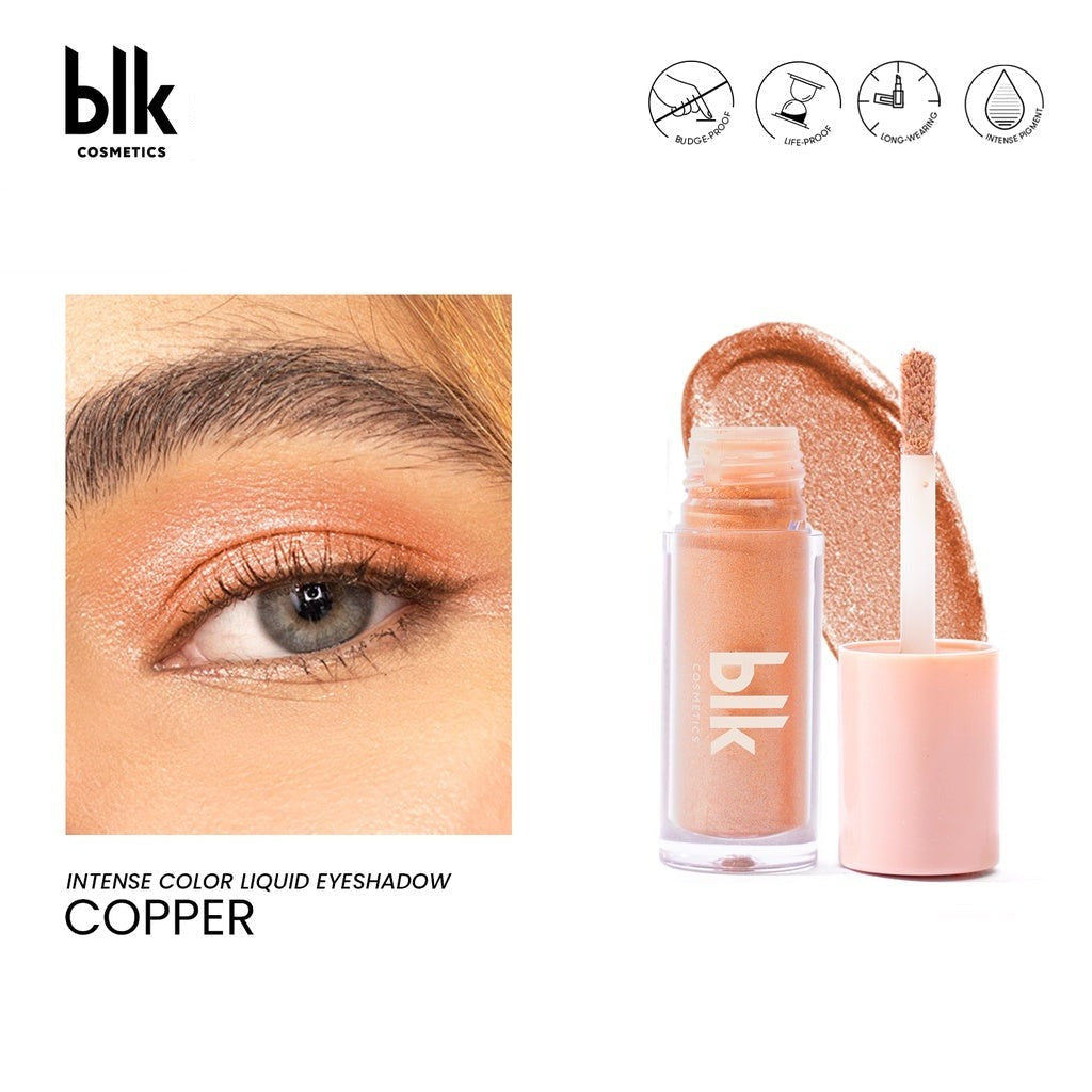 blk Cosmetics Intense Colour Liquid Eyeshadow in Copper