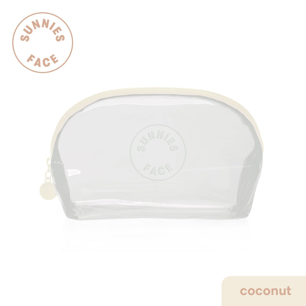 Sunnies Face Jelly Pouch in coconut Sunnies Face