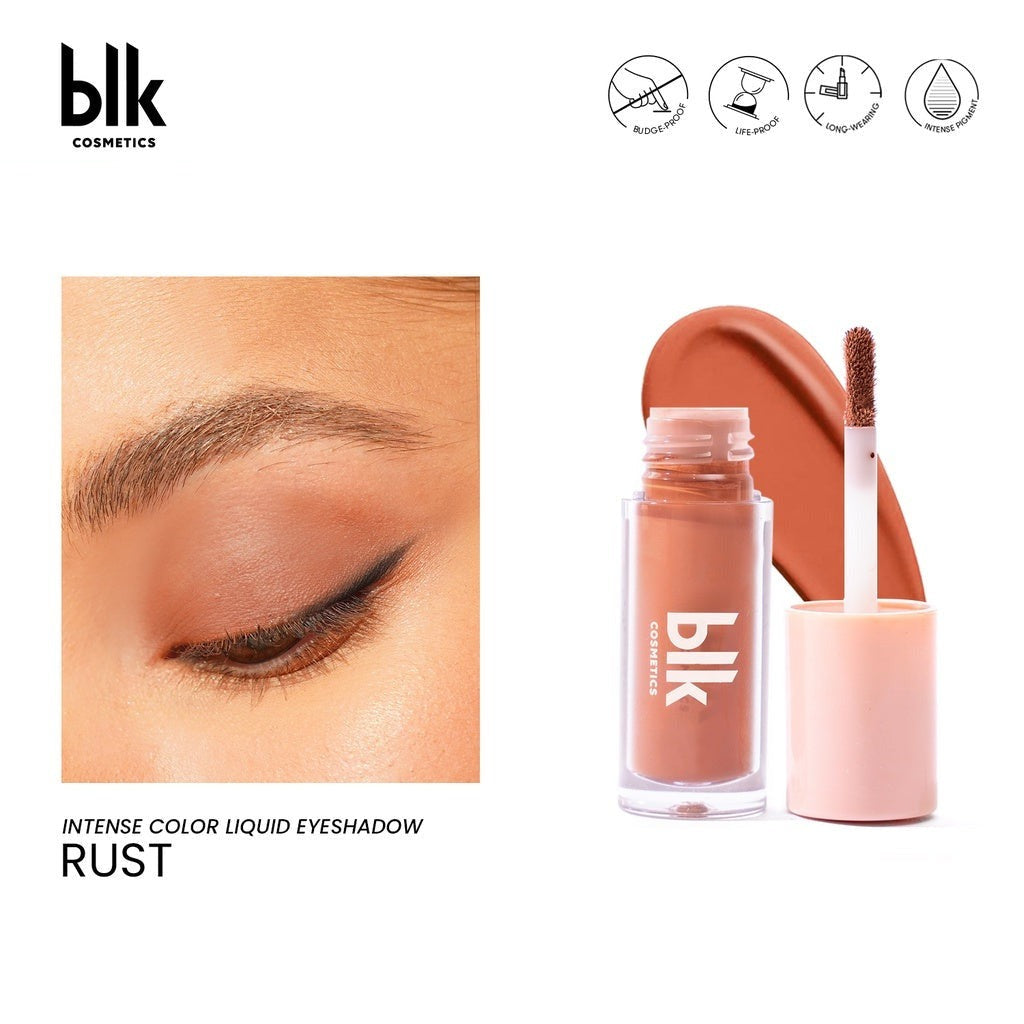 blk Cosmetics Intense Colour Liquid Eyeshadow in Rust