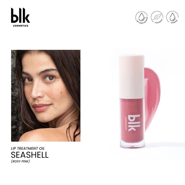 blk Cosmetics Fresh Soaked Lip Treatment Oil in Seashell blk Cosmetics