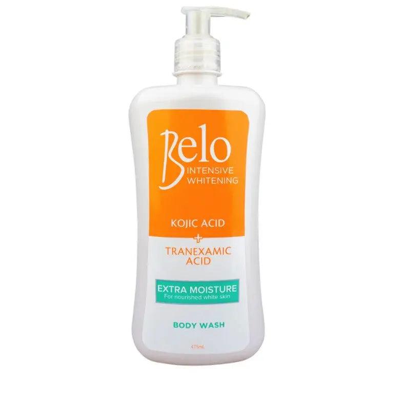 Belo Intensive Whitening Kojic Acid + Tranexamic Acid Extra Moisture Body Wash 475ml Belo