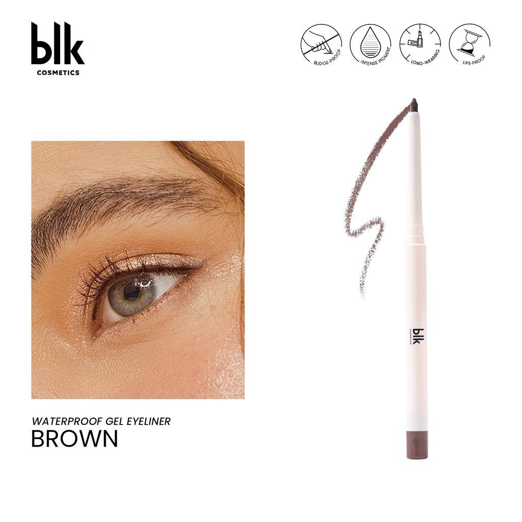 blk Cosmetics Waterproof Gel Eyeliner in Brown