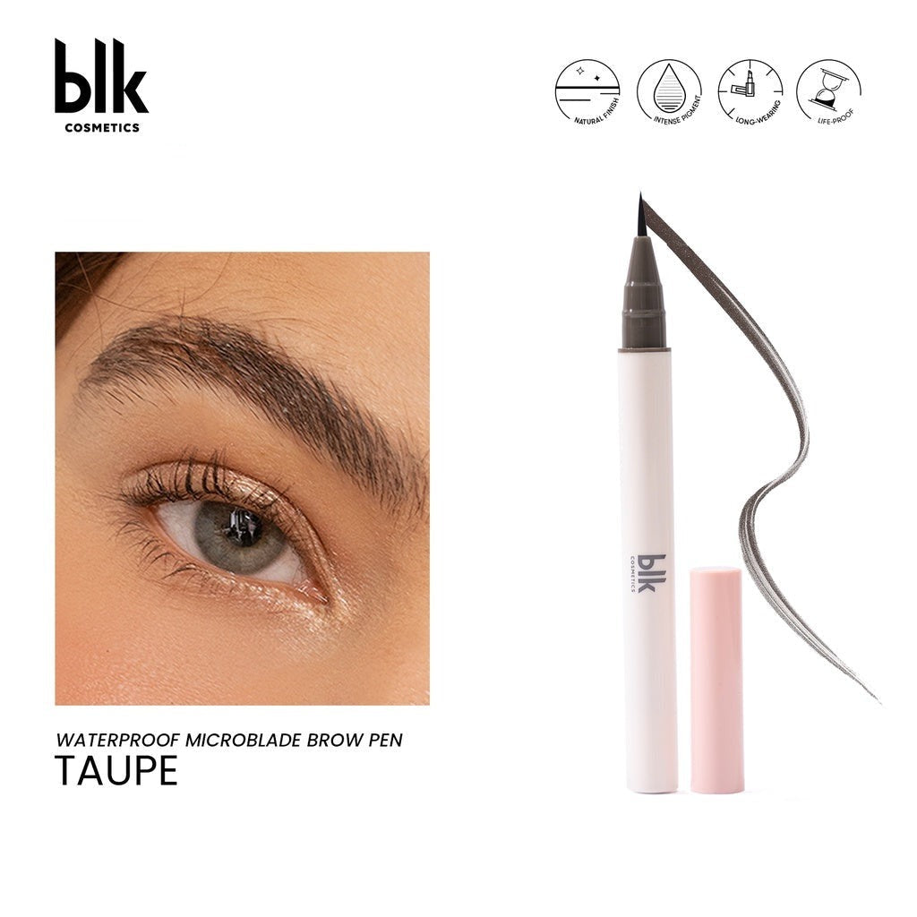 blk Cosmetics Waterproof Microblade Brow Pen in Taupe