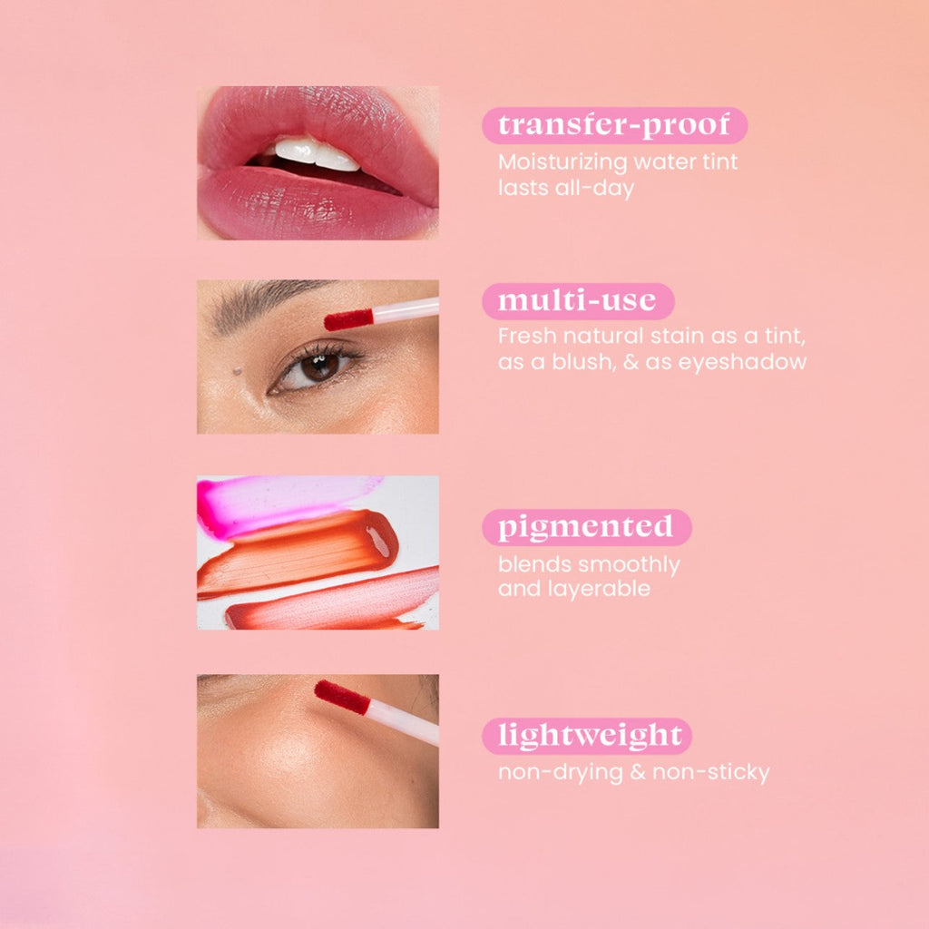 blk Cosmetics Lip And Cheek Water Tint in Mood blk Cosmetics