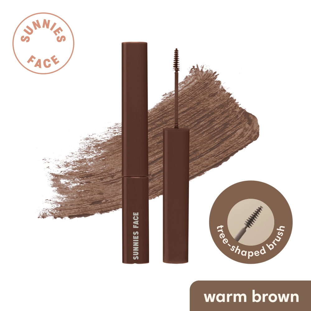 Sunnies Face Lifebrow Grooming Gel in warm brown Sunnies Face