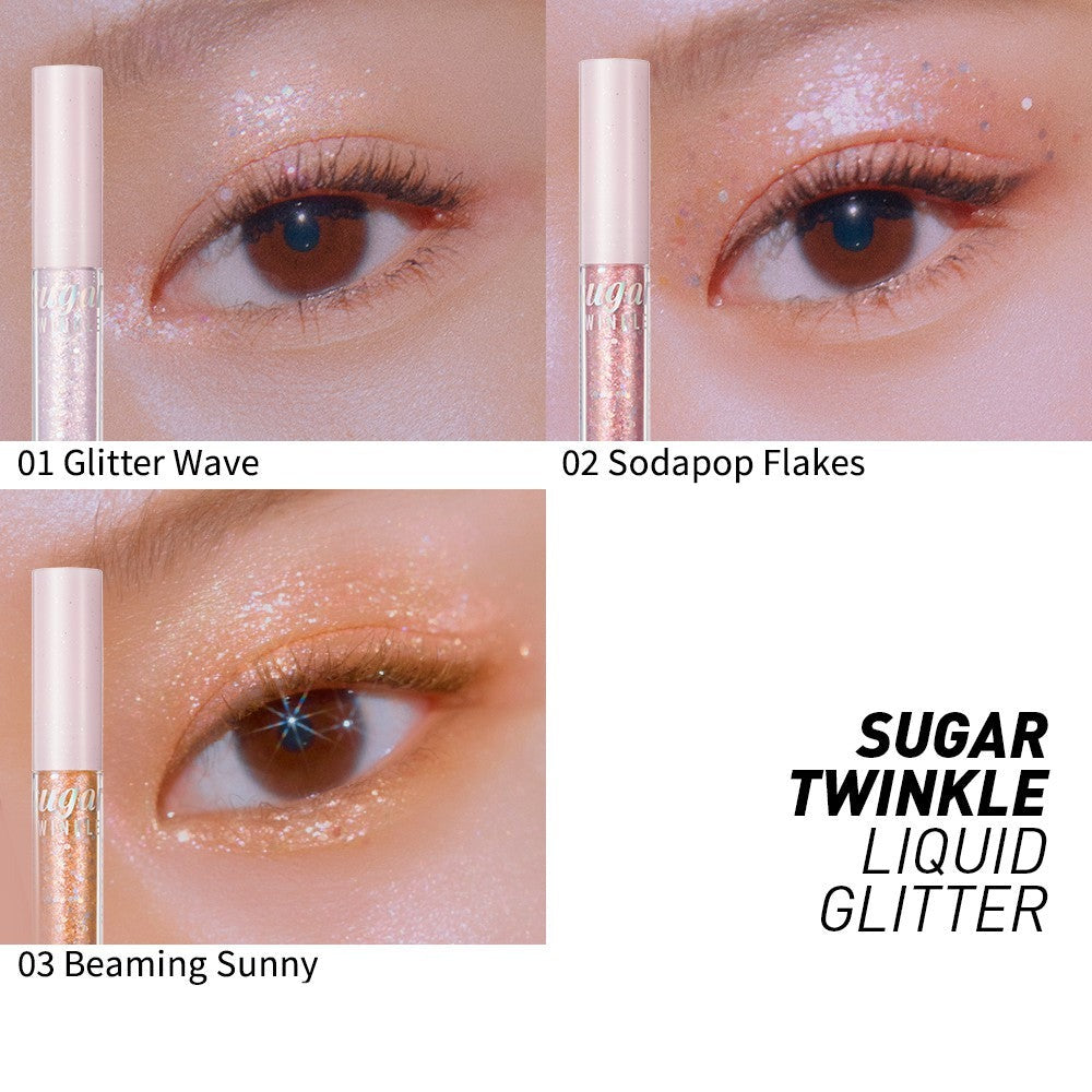[Peripera] Sugar Twinkle Liquid Glitter 3 Beaming Sunny Light