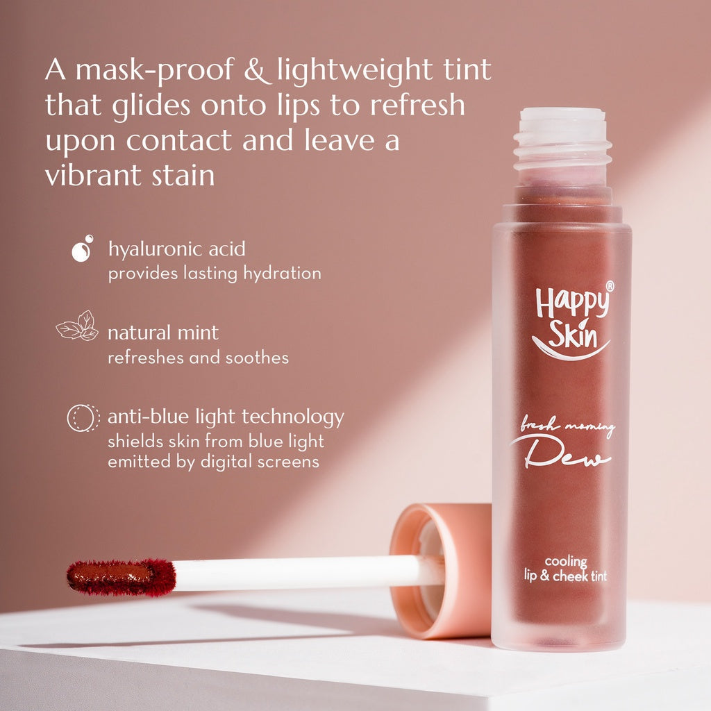 Happy Skin Fresh Morning Dew Cooling Lip & Cheek Tint in Dusk - shop cosy | buy more & get up to 10% off