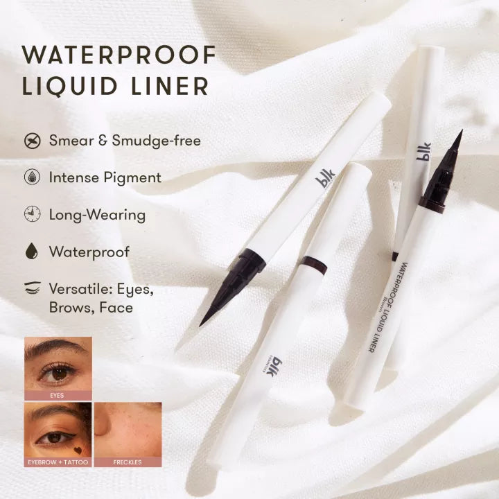 blk Cosmetics Waterproof Long Lasting Liquid Eyeliner in Black blk Cosmetics