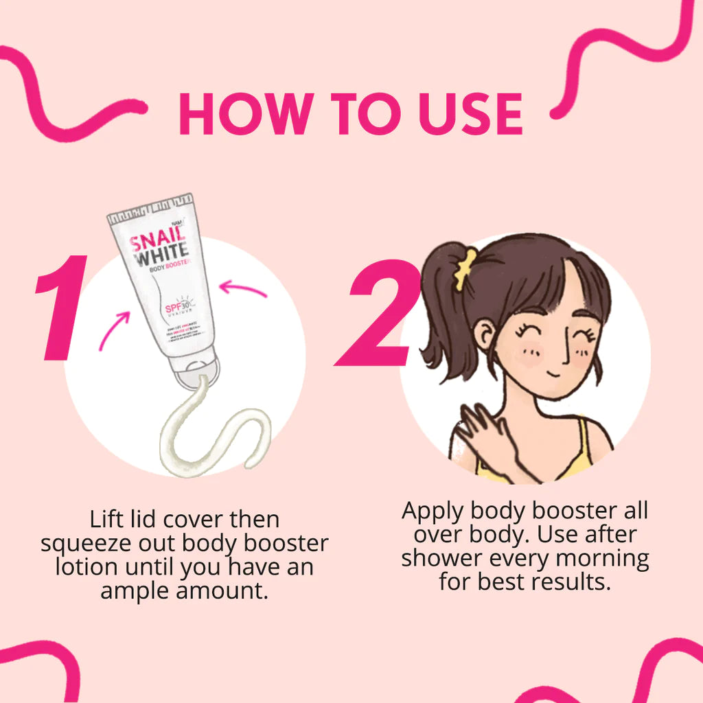 SNAILWHITE Body Booster 350ml cosy australia